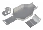 Team Associated RC10CC Chassis /Nose Plate/Motor Mount Silver
