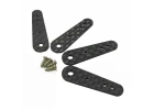 Precision Aerobatics Carbon MD Size Long Servo Arms - 4Pc