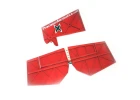 Precision Aerobatics Adx Tail Feathers - Red