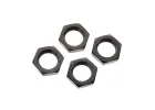 ARAC9763 ARRMA Wheel Nut Aluminium 17mm Black (4)