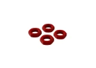 ARA310906 Aluminium Wheel Nut 17mm Red (4)