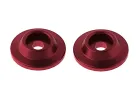 ARAC9690 Arrma CNC Aluminium Wing Buttons (Red) (2Pcs)