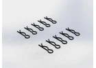 ARAC3448 Arrma Body Clip Large (Black) (10Pcs)