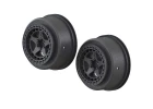 ARAC9461 Arrma Senton 1:10 Short Course 2.2/3.0 Wheels - 14mm Hex - Black (2)