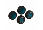 dBoots FORTRESS Glued Tire Set - Blue (2 Pairs)