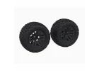 dBoots FORTRESS MT Tire Set Glued - Black (2)
