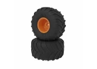 dBoots Chevron MT Tire Set - Glued - Orange