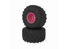 dBoots Chevron MT Tire Set - Glued - Pink