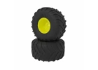 dBoots Chevron MT Tire Set - Glued - Yellow