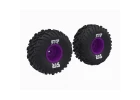 dBoots Cut Chevron MT Tire Set Glued - Purple