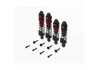 Shock Set - Front/Rear Assembled - TBC cSt Oil - Red (4Pcs): MI