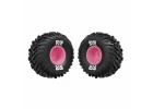 dBoots Cut Chevron MT Tire Set Glued - Pink
