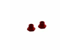 Aluminium Wheel Hex 17mm 14.6mm Thick Red (2)