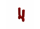 Aluminium Center Diff Holder - Red
