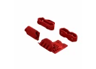 Lower Skid And Bumper Mount Set - Red