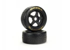 DBoots Hoons 42/100 2.9 Gold Belted Tyres on 5-Spoke 17mm Hex Wheels (2)