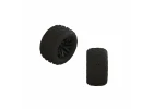 dBoots FORTRESS Tire Set Glued (Black) (2 Pairs)