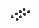 Flanged Lock Nut M3 Black (4)