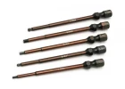 Associated Factory Team 5 Piece 1/4 Power Tool Bit Tips Set