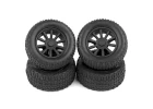 Associated SC28 Wheels + Tyres Mounted