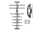Team Associated RC28R Front Bumper + Body Mount Set