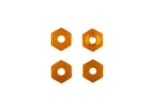 Associated Reflex 14B Classic Aluminium Wheel Hexes - Gold