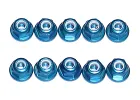 Associated Factory Team M3 Locknuts - Blue Aluminium (10)