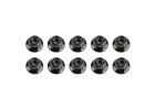 Team Associated M5 Locknuts - Flanged - Black