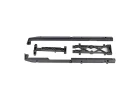 Team Associated SR7 FT Lower Chassis Brace Set Carbon