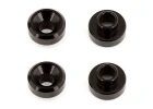 Associated Aluminium Servo Washers Black (4)