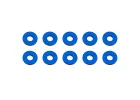 Associated Bulkhead Washers 7.8 X 1.0mm Blue Aluminium (10)