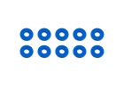 Associated Bulkhead Washers 7.8 X 1.0mm Blue Aluminium (10)