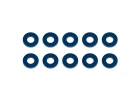 Associated Washers 7.8 X 3.5 X 1.0mm Blue Aluminium (10)
