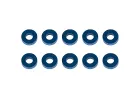 Associated Washers 7.8 X 3.5 X 2.0mm Blue Aluminium (10)