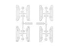 Team Associated 6X6 Arms Mounts +3mm - Natural