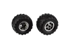 Team Associated Mt12 Wheels / Tyres Chrome (2)