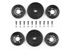 Team Associated Jay Halsey RC10 Front Wheels - Black