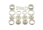 Team Associated RC10 Wheels Front + Rear - White ** CLEARANCE **