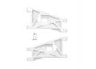 Team Associated RC10 89 Stealth Car Front Susp. Arms + Body Mount