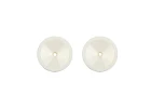 1 Piece Front Wheels White