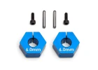 Associated Factory Team Clamping Wheel Hex 6.0mm Offset (2)