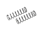 Team Associated 13mm Rear Springs White 2.35Lb/In L72 9.25T 1.2D
