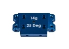 Team Associated DR10 FT Aluminium. Front Bulkhead 25 Degree 14G