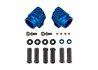 Team Associated FT DR10 Rear Hub Set Blue Aluminium