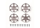 Team Associated DC10 FT Adj. Wheel Face Plate - Bronze (4)
