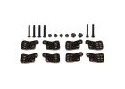 Team Associated RC8B4.1/E FT Rear Hub Tower Set - Carbon