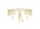 Team Associated RC10F6 Classic Front Wing - White