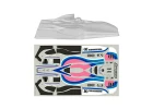 Team Associated RC10F6 Classic Body Shell Set Clear