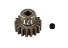 Associated FT Pinion Gear 17T Mod 1 - 5mm Shaft - Aluminium