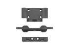 Team Associated RB10 Retro Arm Mounts/Bulkhead - Grey